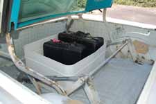 Classic 1958 Ford Skyliner Restoration Showing Luggage Tub Trunk Area